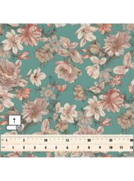 Bloom flower style with green,pink colors - Image 5