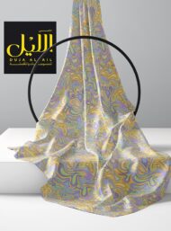 Curve abstract style with yellow,purple colors - Image 2