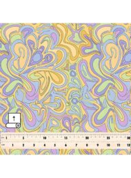 Curve abstract style with yellow,purple colors - Image 5