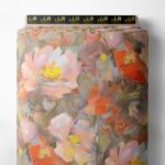 Bloom flower style with pink,orange colors