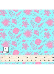 Turtle ocean and sky style with pink, blue colors - Image 5