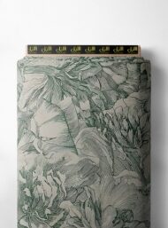 Petal flower style with green colors