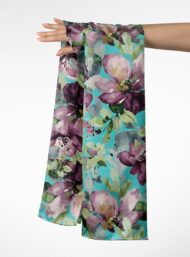 Petal flower style with purple,green colors - Image 3