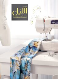 Bloom flower style with blue,white colors - Image 7