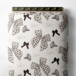 Bow others style with brown, white colors