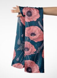 Petal flower style with pink,green colors - Image 3