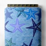 Starfish ocean and sky style with blue,purple colors