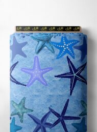 Starfish ocean and sky style with blue,purple colors