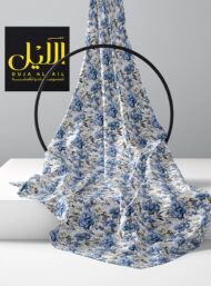 Petal flower style with blue,white colors - Image 2