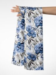 Petal flower style with blue,white colors - Image 3