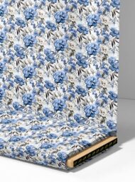 Petal flower style with blue,white colors - Image 4