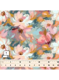 Bloom flower style with pink,white colors - Image 5