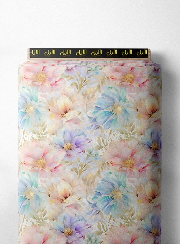 LAI01-3709_1.jpg Bloom flower style with pink,blue colors - Image 1