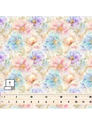 Bloom flower style with pink,blue colors - Image 5