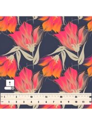 Bloom flower style with pink,orange colors - Image 5