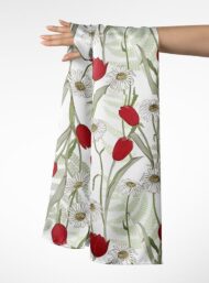 Tulip flower style with red,green colors - Image 3