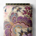 Butterfly flower style with purple,pink colors