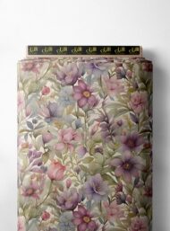 Petal flower style with pink,green colors