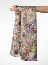 Petal flower style with pink,green colors - Image 3