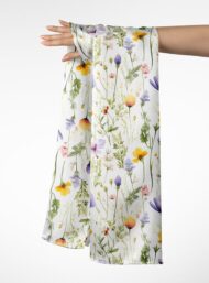 Bloom flower style with purple,yellow colors - Image 3