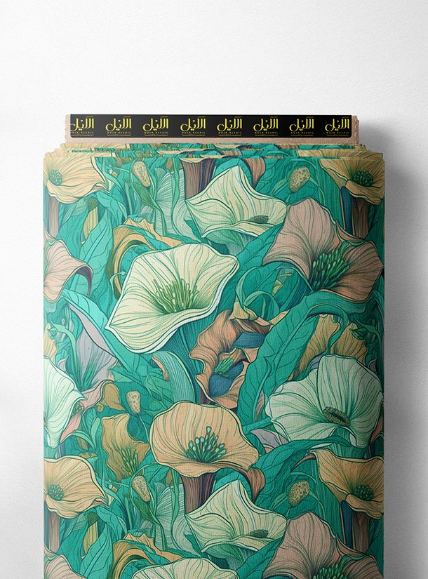 LAI01-3725_1.jpg Bloom flower style with green,yellow colors - Image 1