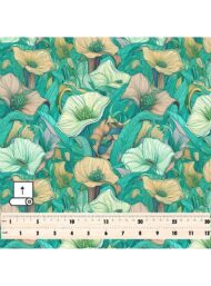 Bloom flower style with green,yellow colors - Image 5