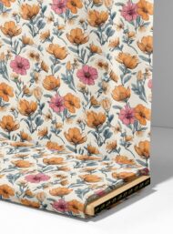 Bloom flower style with orange,pink colors - Image 4