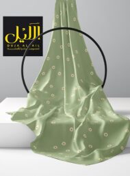 Bloom flower style with green,white colors - Image 2