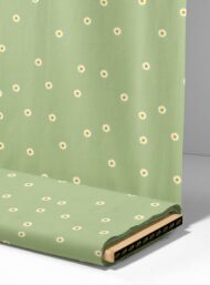 Bloom flower style with green,white colors - Image 4