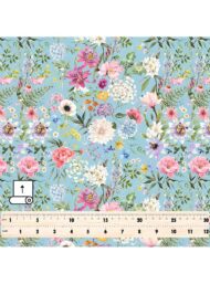 Bloom flower style with pink,blue colors - Image 5