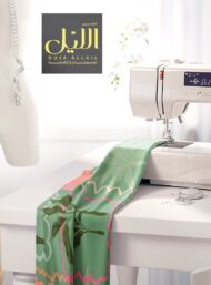 Palm flower style with green, pink colors - Image 7