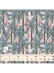 Palm flower style with brown,green colors - Image 5