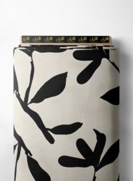 Leaf nature style with black, white colors