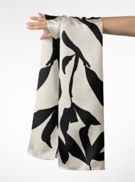 Leaf nature style with black, white colors - Image 3