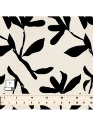 Leaf nature style with black, white colors - Image 5