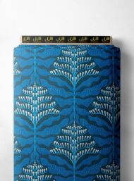 Tree nature style with blue, white colors