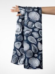 Shell ocean and sky style with grey,white colors - Image 3