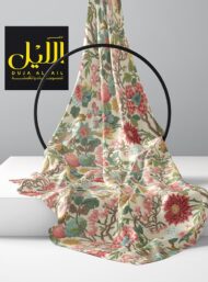 Petal flower style with pink,green colors - Image 2