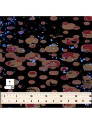 Circle abstract style with brown,blue colors - Image 5