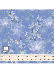 Blossom flower style with blue,white colors - Image 5