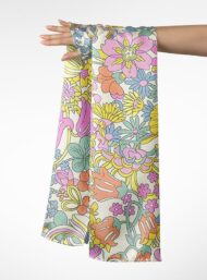 Bloom flower style with yellow,pink colors - Image 3