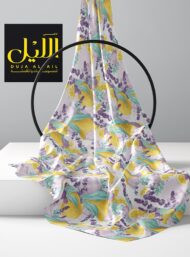 Lemon flower style with yellow,purple colors - Image 2