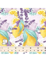 Lemon flower style with yellow,purple colors - Image 5