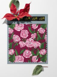 Petal flower style with pink,green colors - Image 6