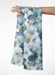 Petal flower style with blue,green colors - Image 3