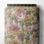 Petal flower style with pink,yellow colors