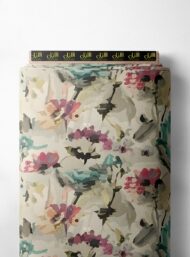 Petal flower style with pink,green colors