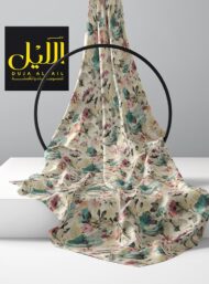 Petal flower style with pink,green colors - Image 2