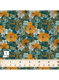 Bloom flower style with orange,white colors - Image 5