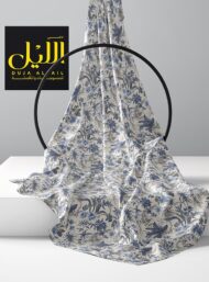 Leaf flower style with blue,grey colors - Image 2